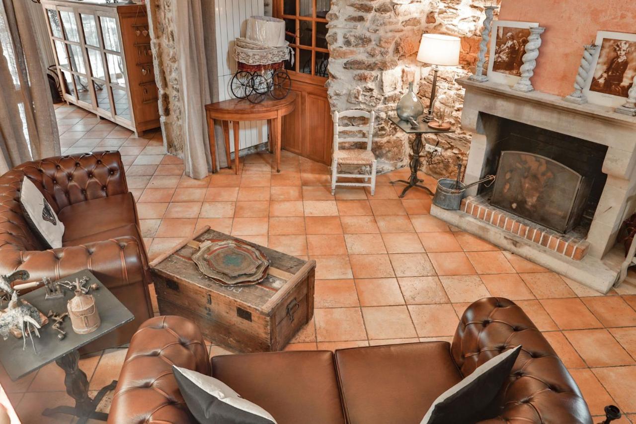 Maison D'Hotes Le Hameau De La Mure Saint-Laurent-du-Pape Exteriör bild